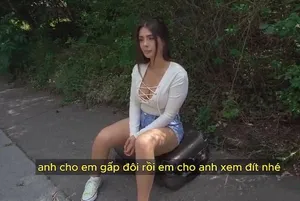 Asian babe gets all the cocks